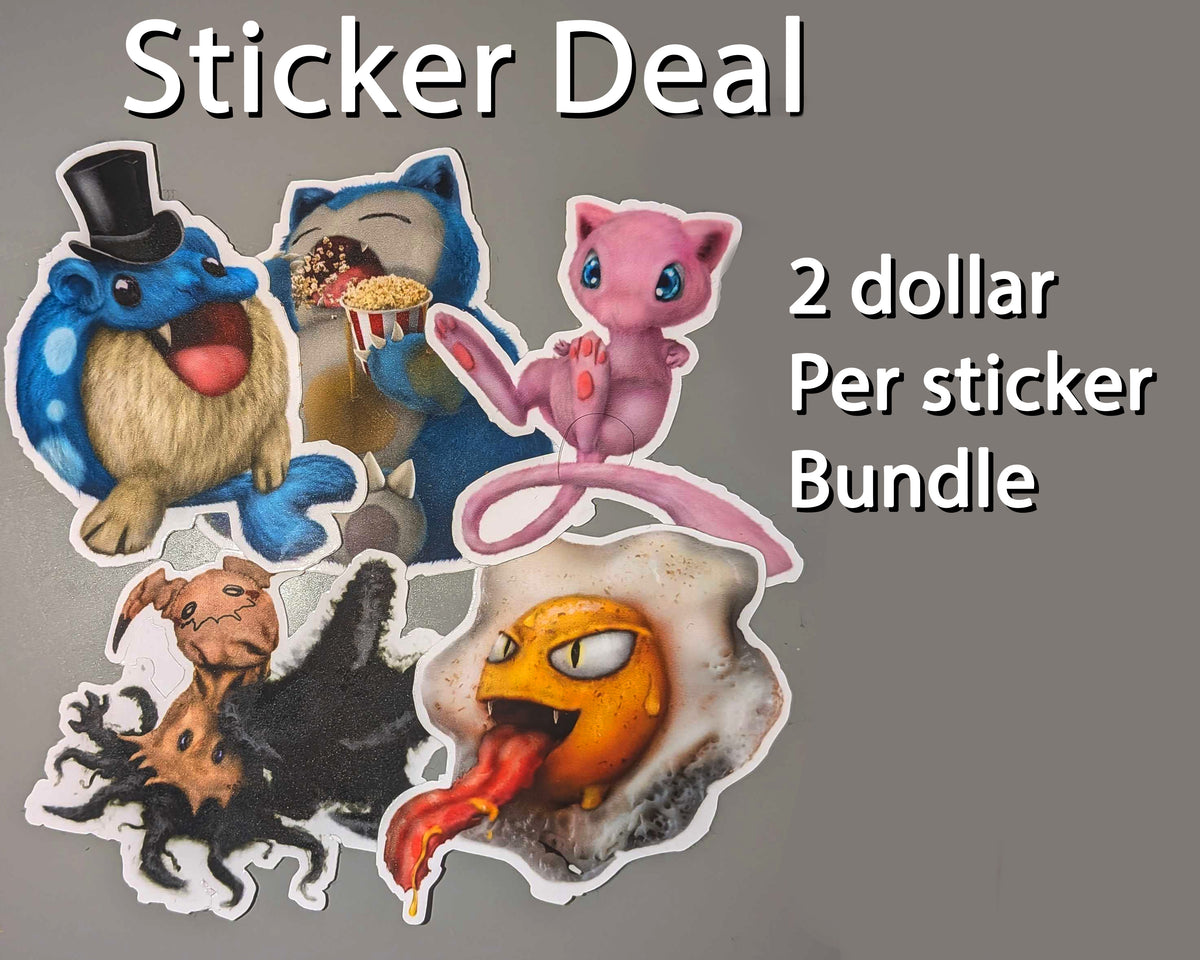CurvedPedal Starter Sticker bundle -
