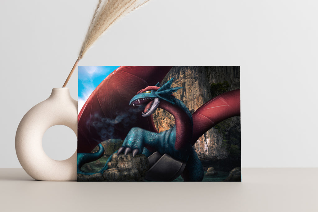 Salamander - Premium Metal Framed Wall Art