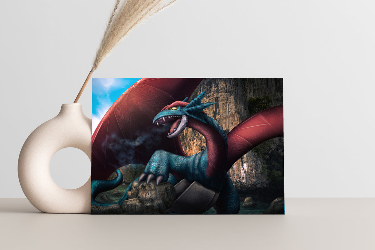 Salamander - Premium Metal Framed Wall Art